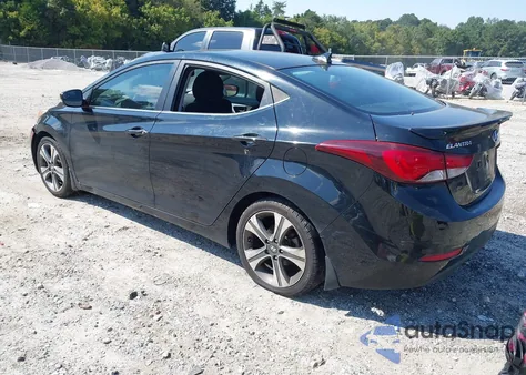 2016 Hyundai Elantra Sport из США, поврежденный, VIN KMHDH4AH3GU586536